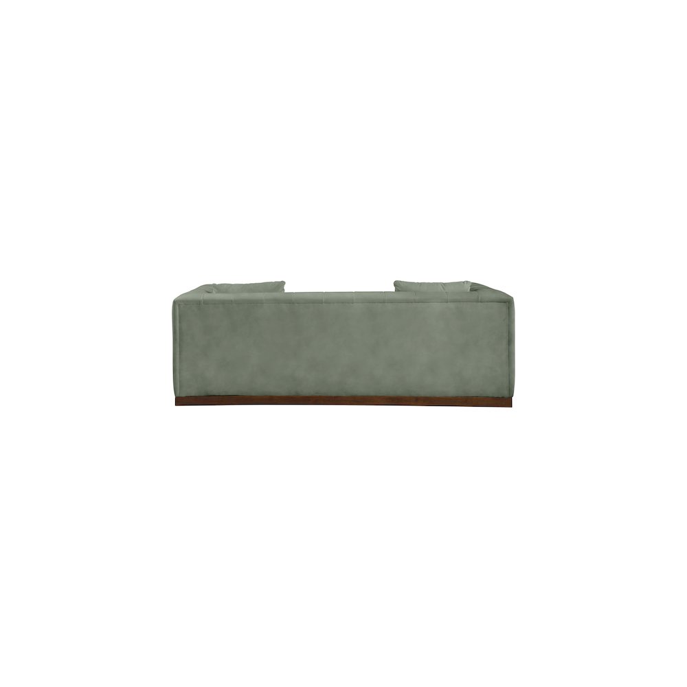Mallina Green Vegan Leather Sofa