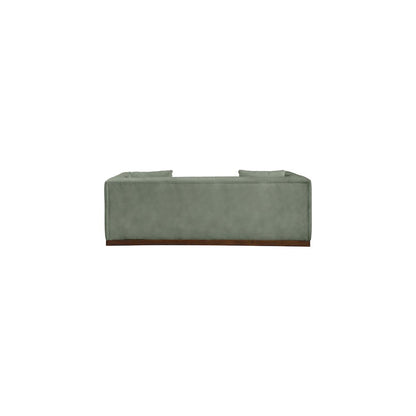 Mallina Green Vegan Leather Sofa