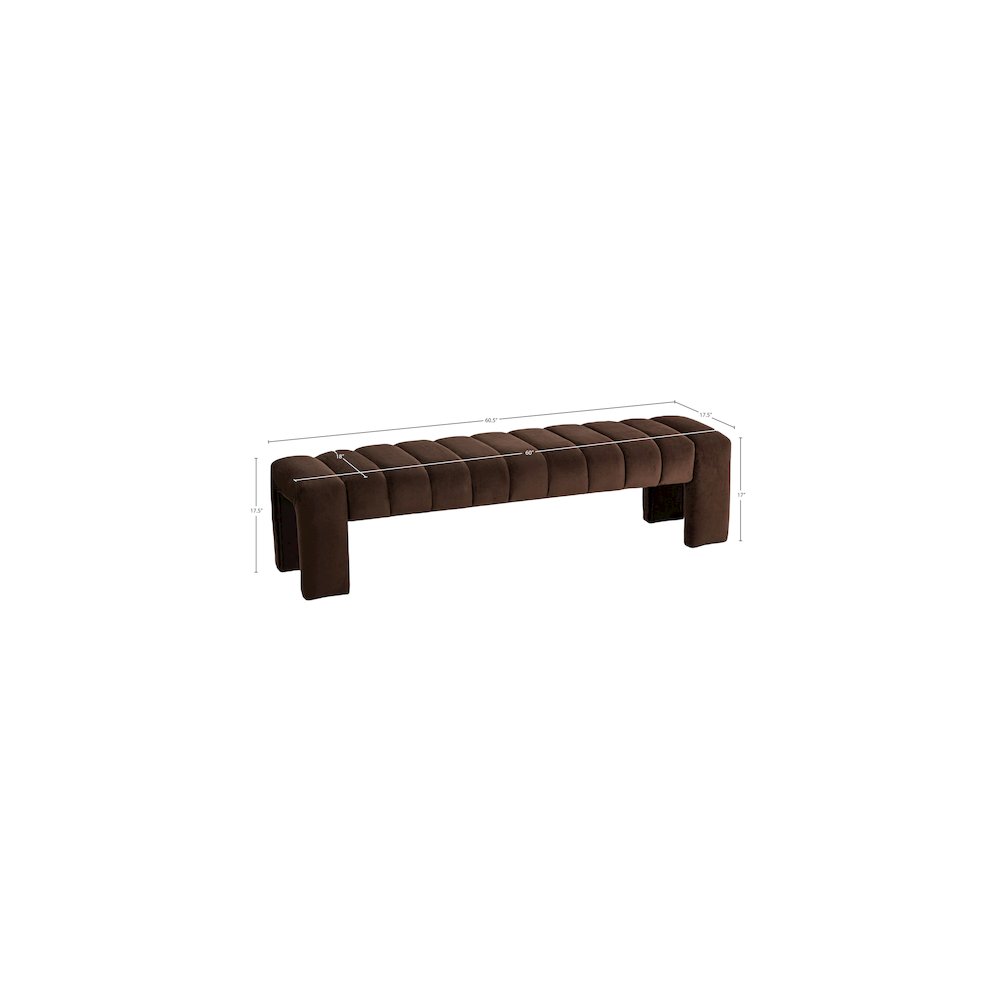 Andaz Brown Bench