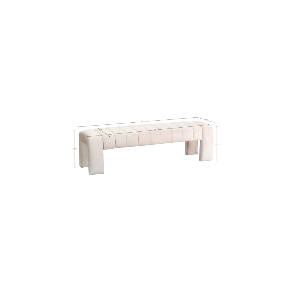 Andaz Cream Bench