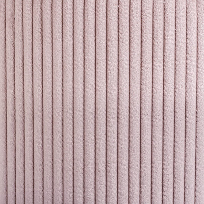 Roy Pink Microsuede Fabric Ottoman/Stool