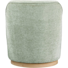 Clarita Mint Chenille Fabric Swivel Accent Chair