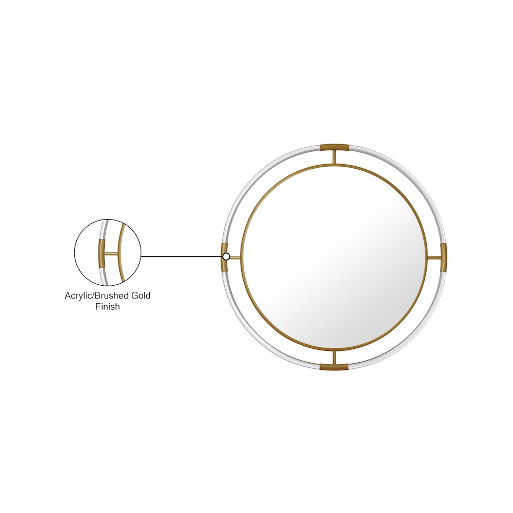 Ghost Gold Mirror