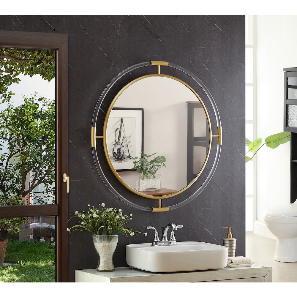 Ghost Gold Mirror