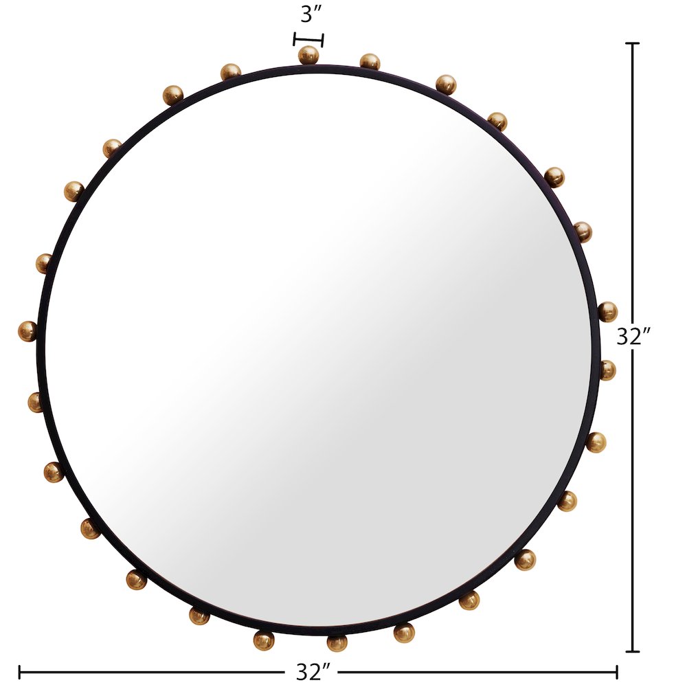 Raven Black / Gold Mirror