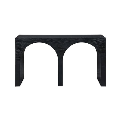 June Black Oak Console Table