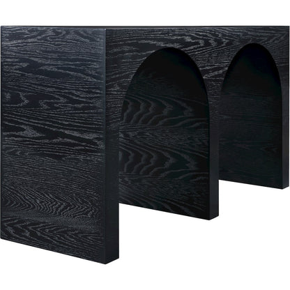 June Black Oak Console Table
