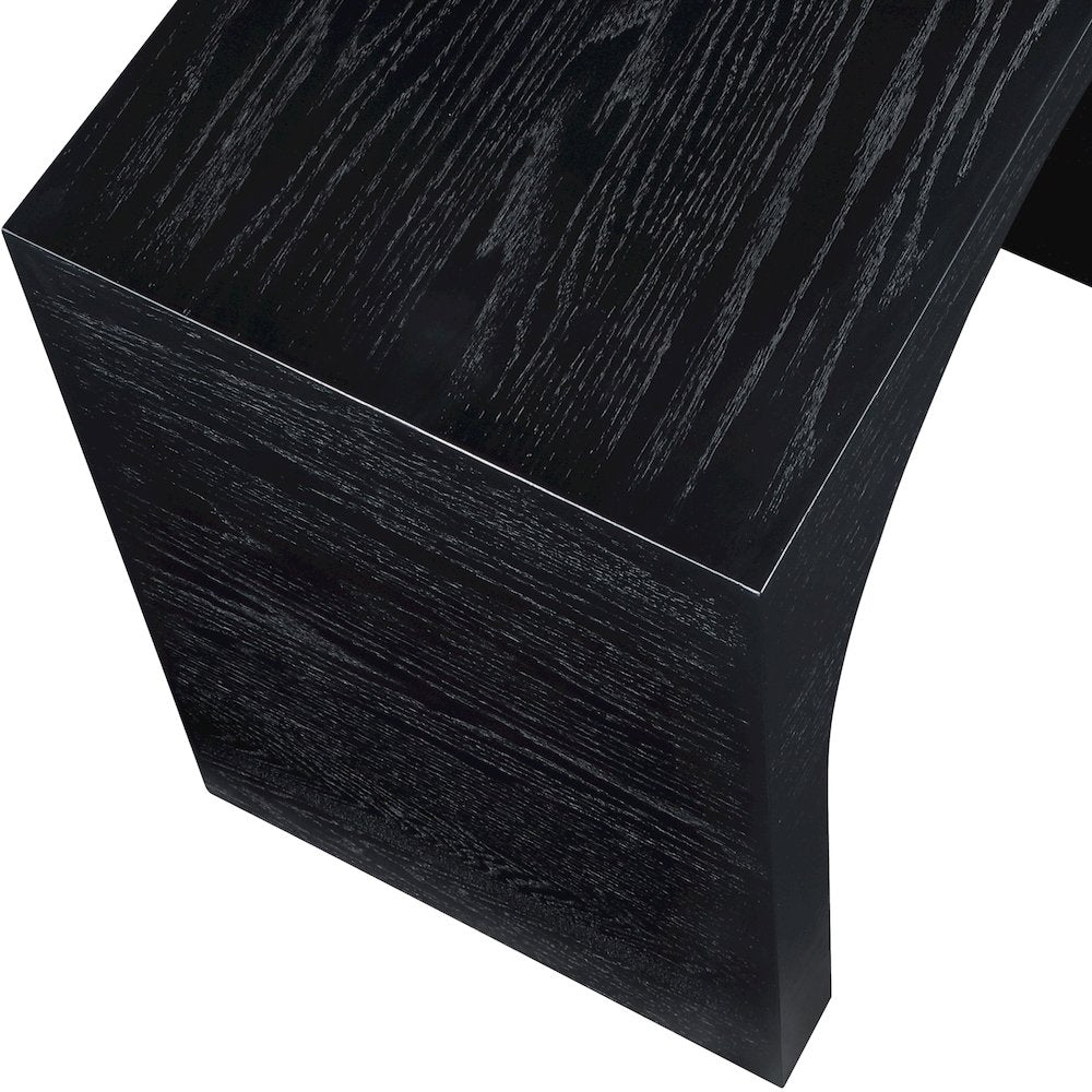 June Black Oak Console Table