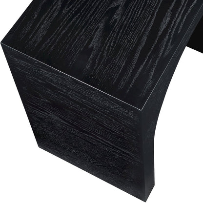 June Black Oak Console Table