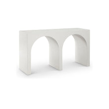 June Cream Oak Console Table