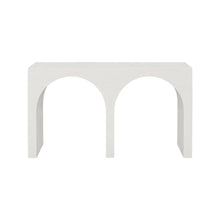 June Cream Oak Console Table