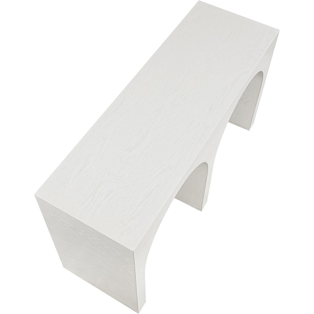 June Cream Oak Console Table