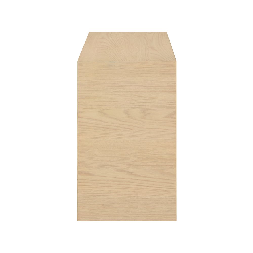 June White Oak Console Table