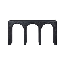 June Black Oak Console Table