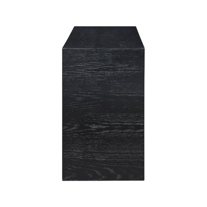 June Black Oak Console Table
