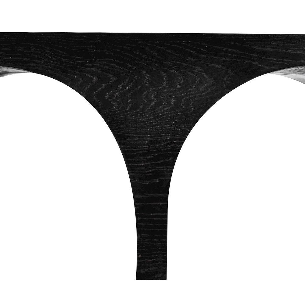 June Black Oak Console Table