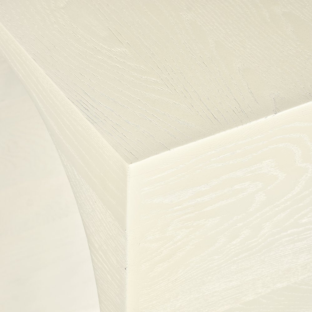 June Cream Oak Console Table