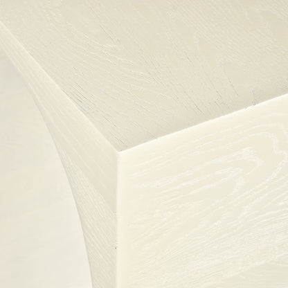 June Cream Oak Console Table