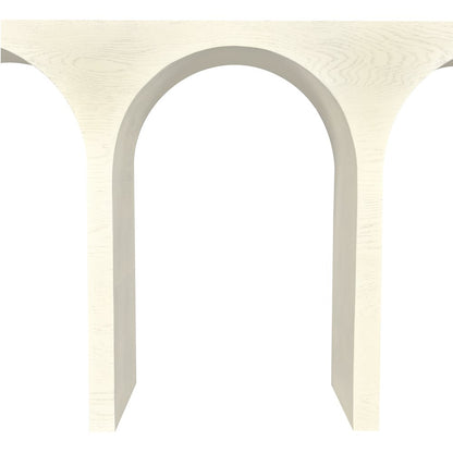 June Cream Oak Console Table