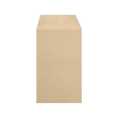 June White Oak Console Table