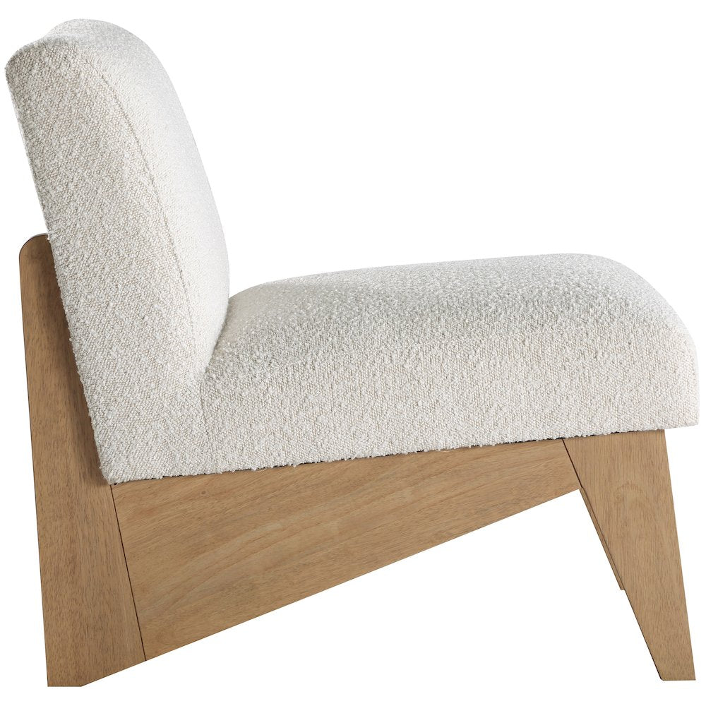 Chapman Cream Boucle Fabric Accent Chair