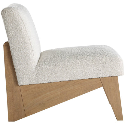 Chapman Cream Boucle Fabric Accent Chair