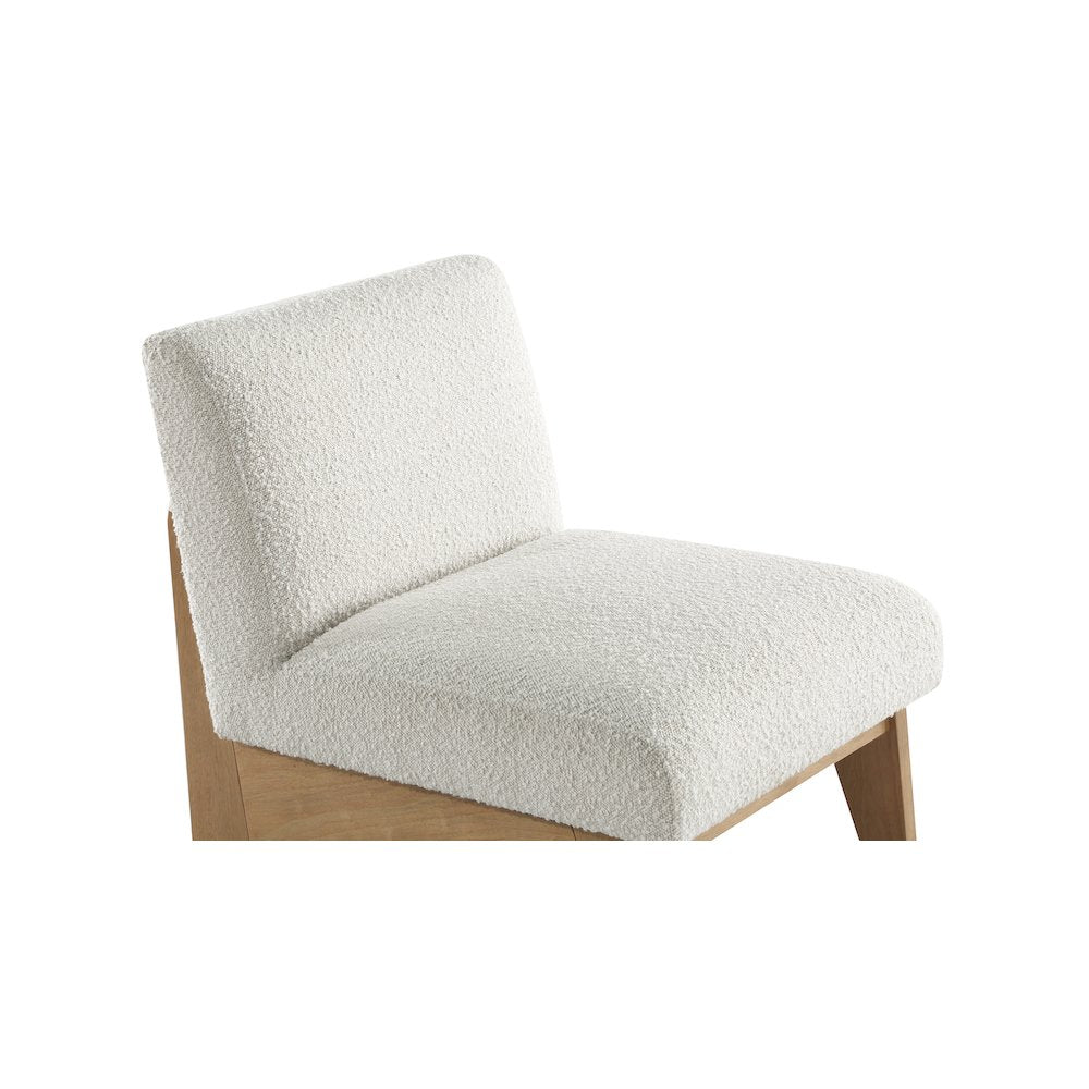 Chapman Cream Boucle Fabric Accent Chair