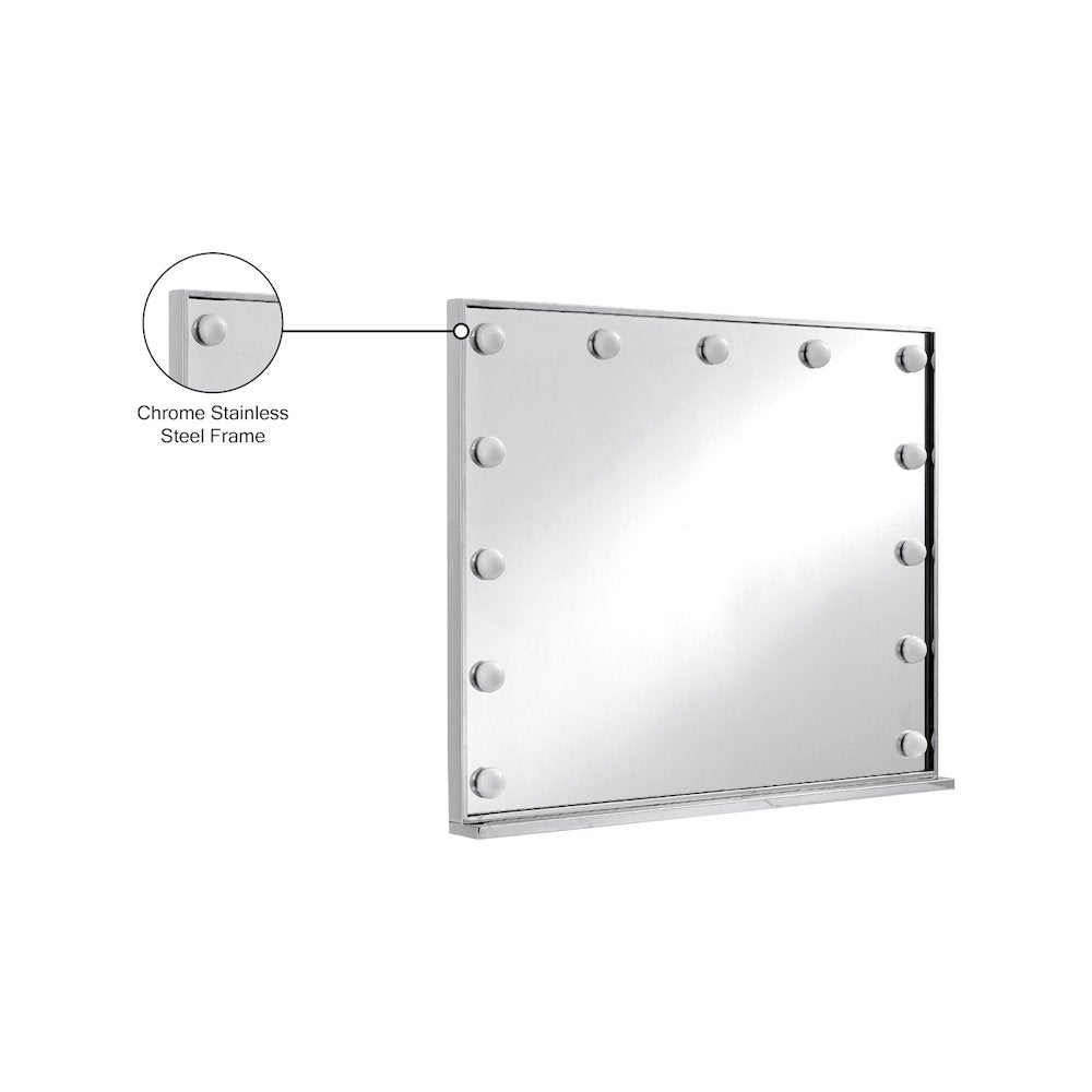 Hollywood Chrome Mirror