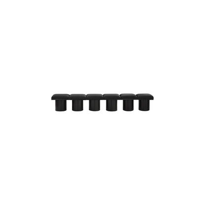 Pavilion Black Boucle Fabric Bench