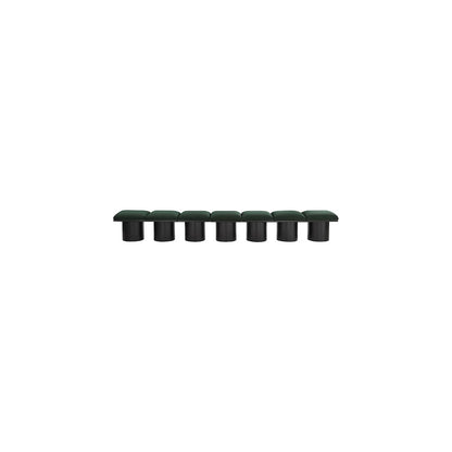 Pavilion Green Boucle Fabric Bench