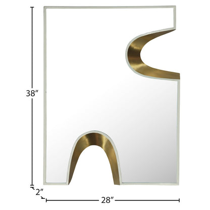 Soleil Cream Mirror