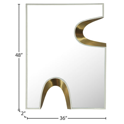 Soleil Cream Mirror