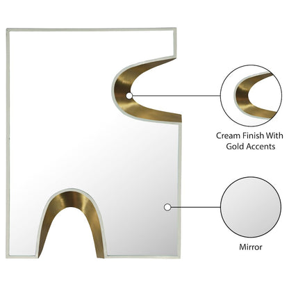 Soleil Cream Mirror