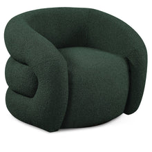 Roxbury Green Boucle Fabric Swivel Accent Chair