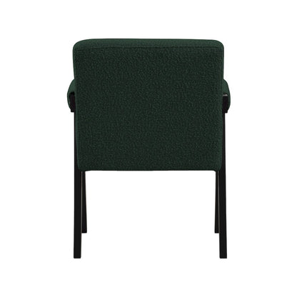Woodloch Green Boucle Fabric Accent Chair