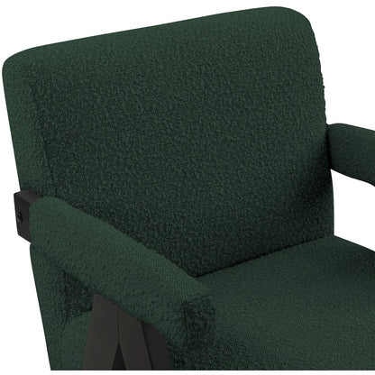 Woodloch Green Boucle Fabric Accent Chair