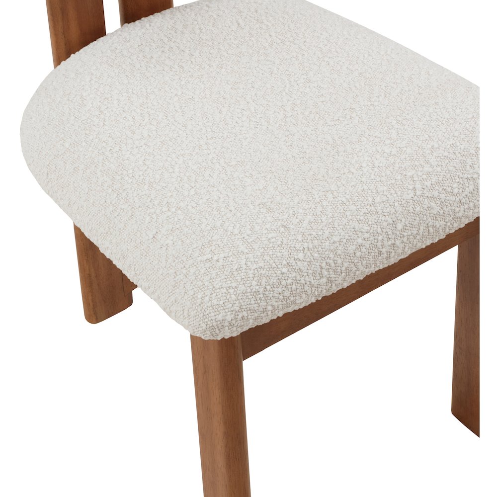 Napa Cream Boucle Fabric Dining Chair, Set of 2