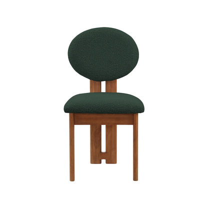 Napa Green Boucle Fabric Dining Chair, Set of 2