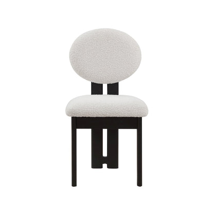 Napa Cream Boucle Fabric Dining Chair, Set of 2