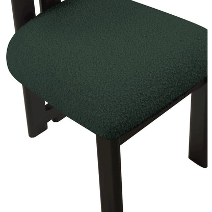 Napa Green Boucle Fabric Dining Chair, Set of 2