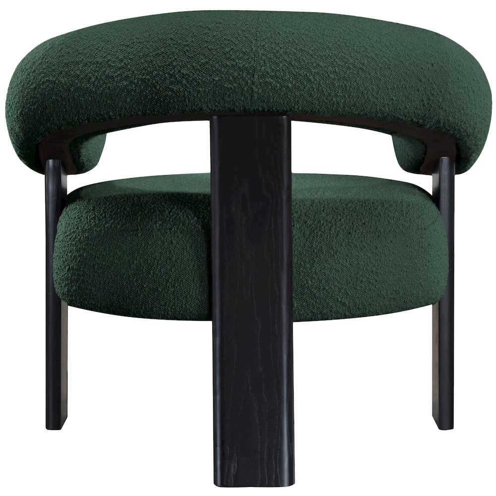 Winston Green Boucle Fabric Accent Chair