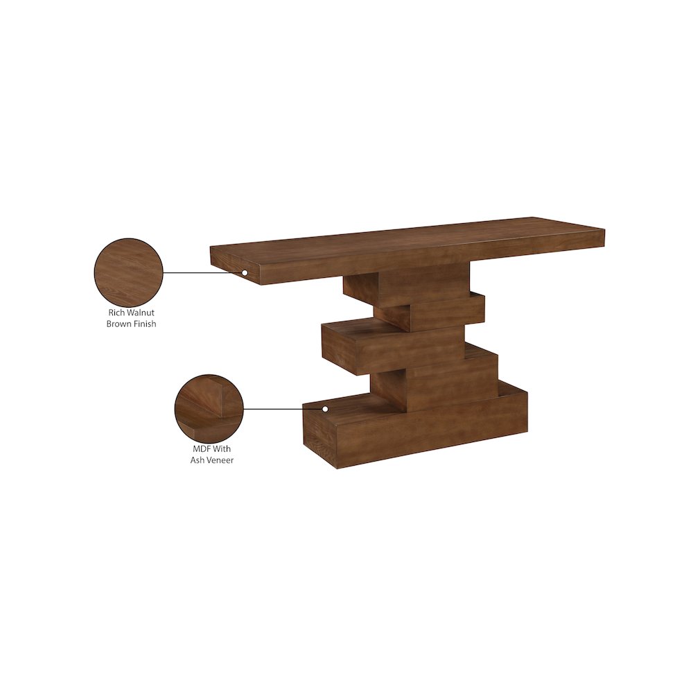 Westmount Walnut Console Table