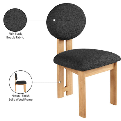 Napa Black Dining Chair, Set of 2