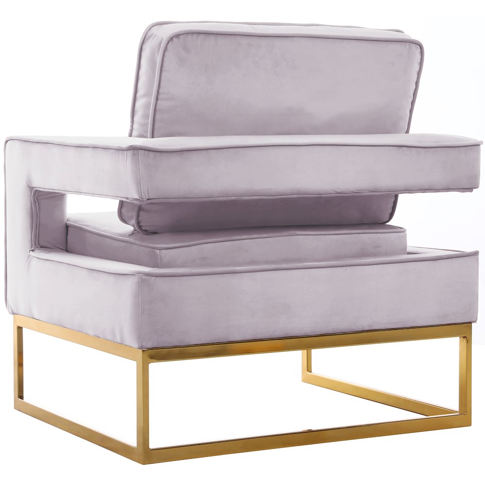 Noah Pink Velvet Accent Chair