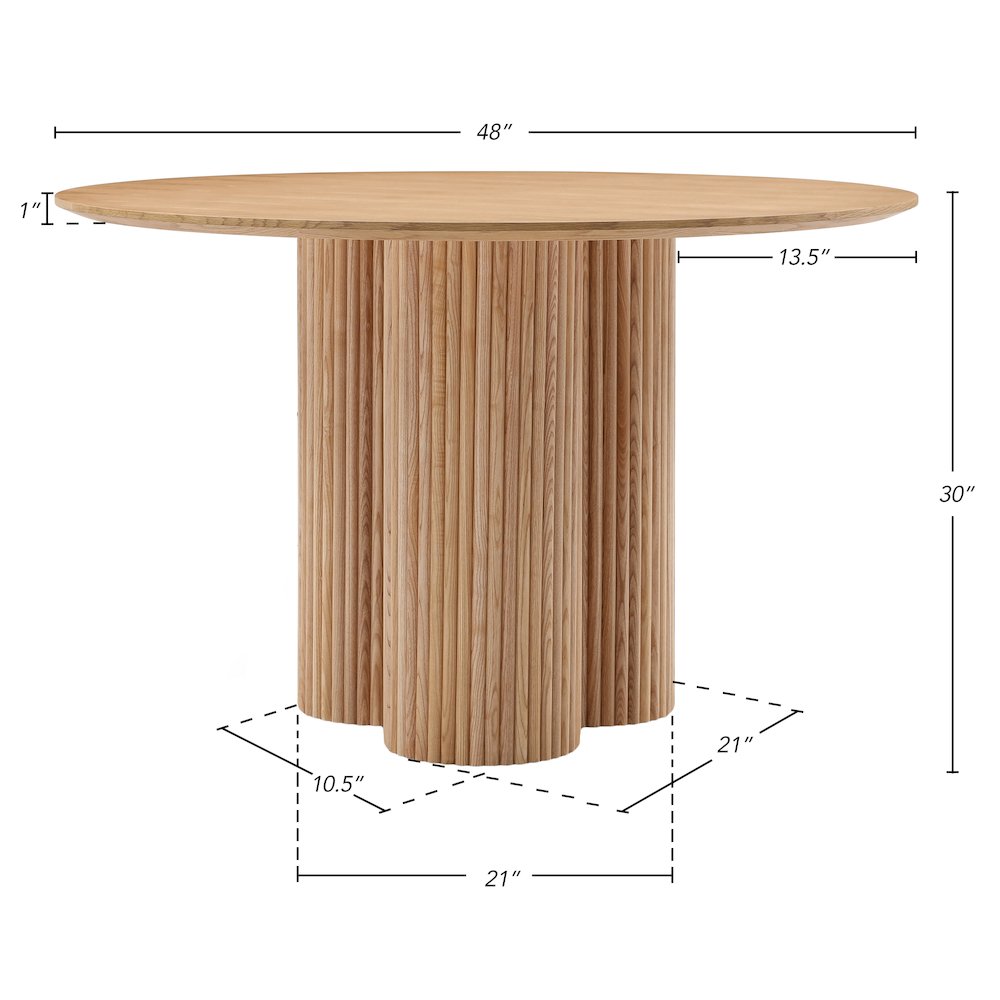 Simba Natural Dining Table