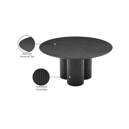 Simba Black Dining Table
