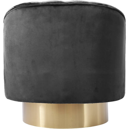 Farrah Grey Velvet Accent Chair