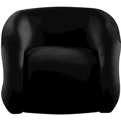 Roxbury Black Velvet Accent Chair