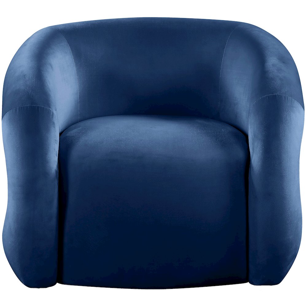 Roxbury Navy Velvet Accent Chair