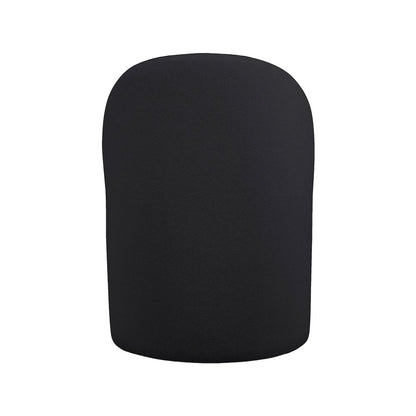 Hautely Black Boucle Fabric Accent Chair